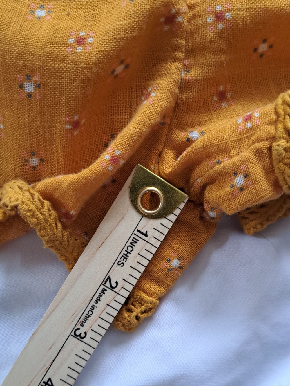 Aerie Golden Yellow Cami Romper Size XS - Boho Festival - Picture 7 of 12